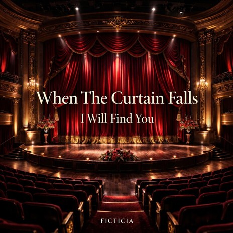 When the curtain falls. cover art