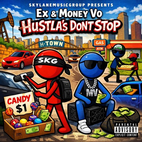 Hustlaz Don't Stop ft. Money Vo cover art