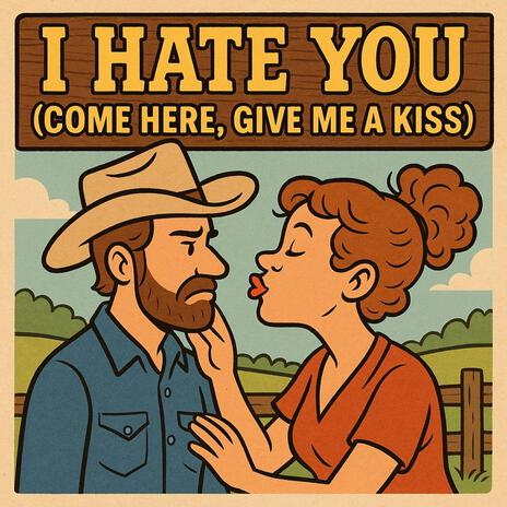 I hate you! Now give me a kiss. cover art