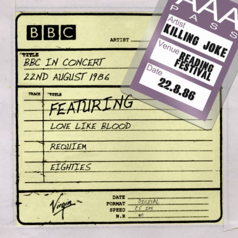 Adorations (BBC In Concert - 22nd August 1986) cover art
