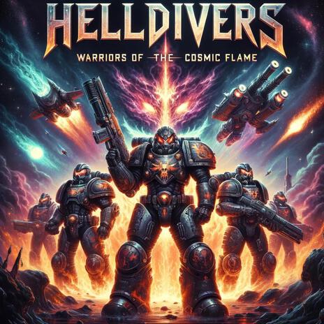 HELLDIVERS: WARRIORS OF THE COSMIC FLAME cover art