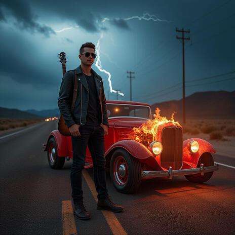 Burnin’ down the road cover art