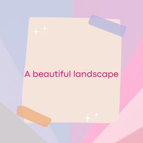 A beautiful landscape cover art