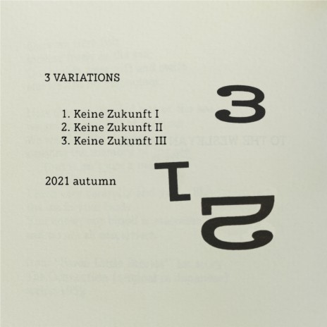 Keine Zukunft III (Instrumental) cover art