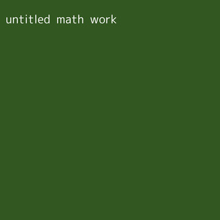 untitled math work