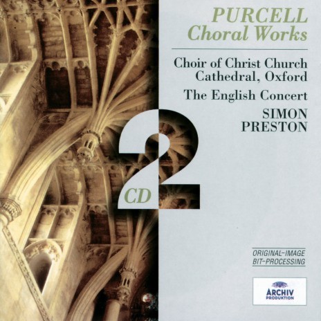 Purcell: O Sing Unto the Lord a New Song, Z. 44 ft. The English Concert, Simon Preston & Christ Church Cathedral Choir, Oxford cover art