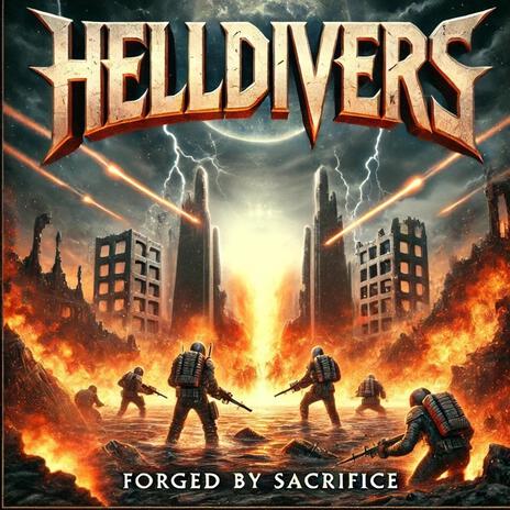 Helldivers' Forged by Sacrifice cover art