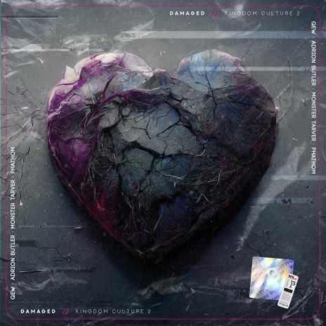 Damaged ft. Qew, Adrion Butler & Monster Tarver cover art