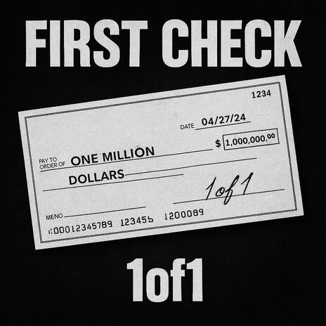 FIRST CHECK cover art