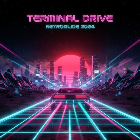 Crimson Horizon (Retrowave) cover art