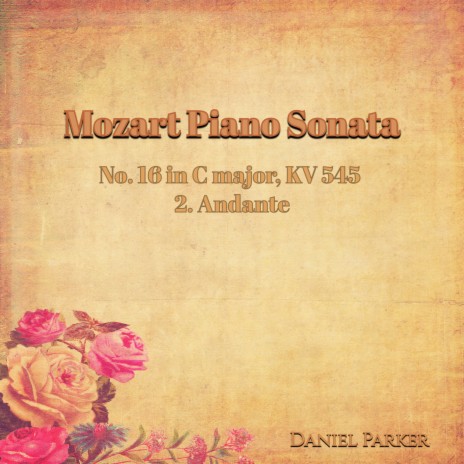 Mozart Piano Sonata No. 16 In C Major, Kv 545 - 2. Andante cover art