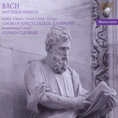 Matthäus Passion, BWV 244: Recitative (Bass). Ja freilich will in uns das Fleisch und Blut cover art