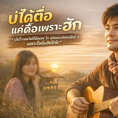 บ่ได้ตื้อแค่ดื้อเพราะฮัก cover art