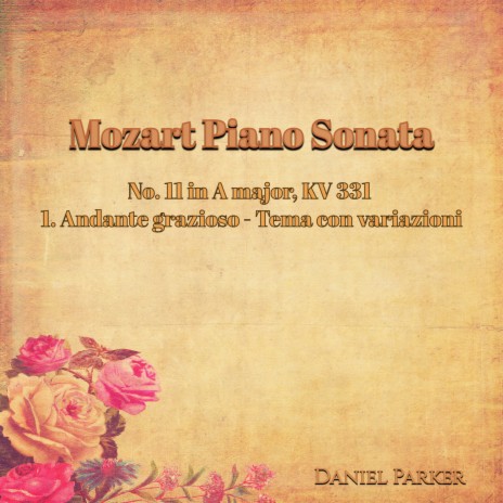 Mozart Piano Sonata No. 11 In A Major, Kv 331 - 1. Andante Grazioso - Tema Con Variazioni cover art