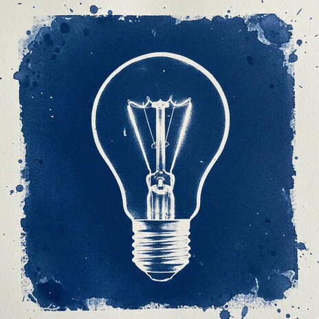 Lightbulb cover art