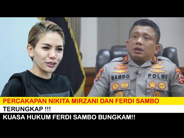 PERCAKAPAN NIKITA MIRZANI DAN FERDI SAMBO TERUNGKAP !!! KUASA HUKUM FERDI SAMBO BUNGKAM!! cover art