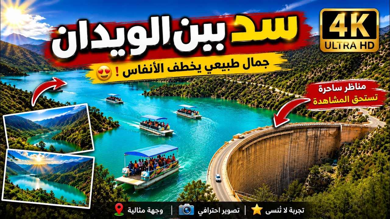 😱 سد بين الويدان 2026 🇲🇦 | أجمل مناظر طبيعية في المغرب 🌊 جمال يخطف الأنفاس 4K cover art