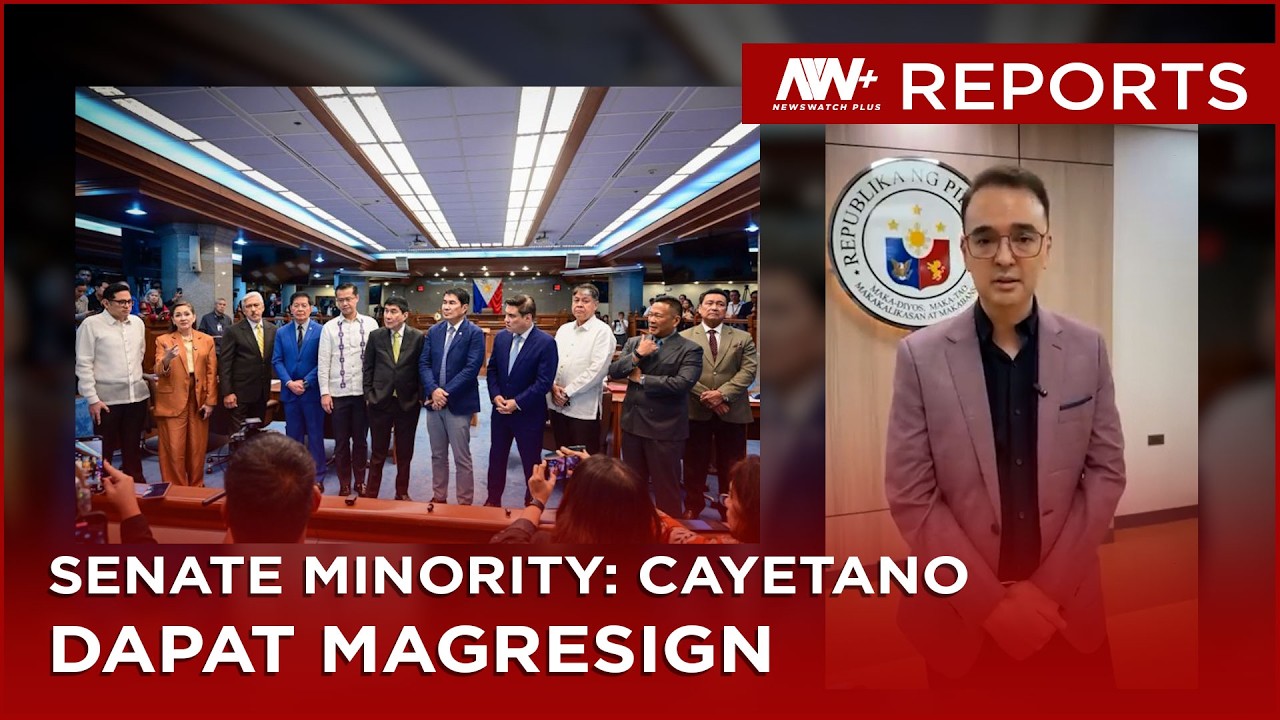 Senate minority: Cayetano dapat magresign | NewsWatch Reports cover art