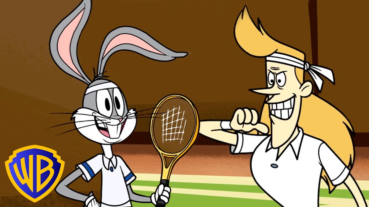 Can Bugs Bunny WIN the Tennis Match?! 🎾 | New Looney Tunes | #KidsCartoons @wbkids cover art