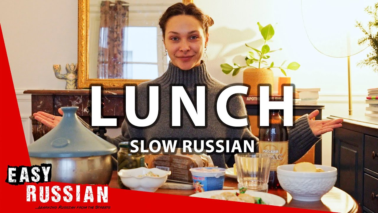 Having Lunch In Slow Russian | Super Easy Russian 53 cover art