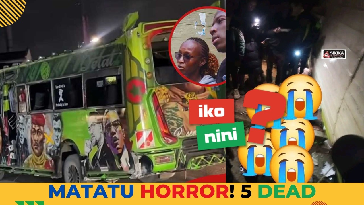 MATATU TRAGEDY: Reckless NGANYA Stunts Claim Five Lives | Seth Olale's  Deleted Post Mystery cover art
