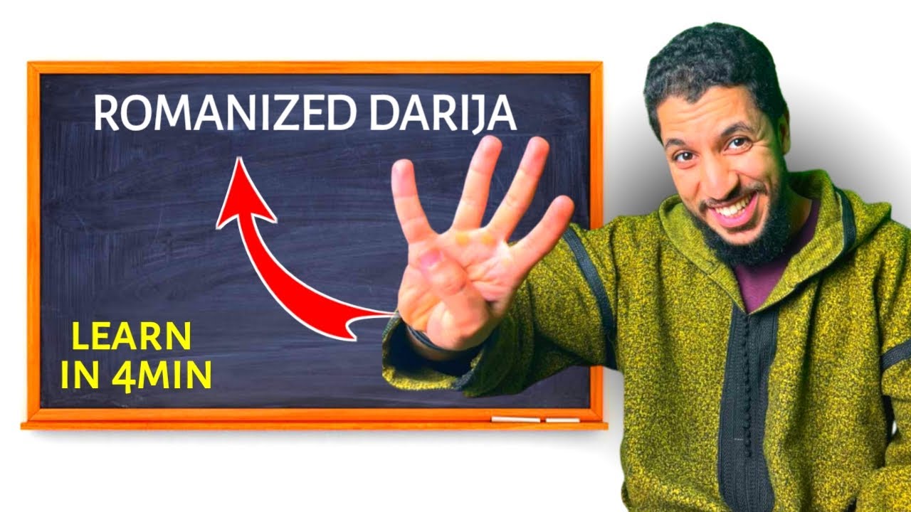 Learn Romanized Darija Script in 4min