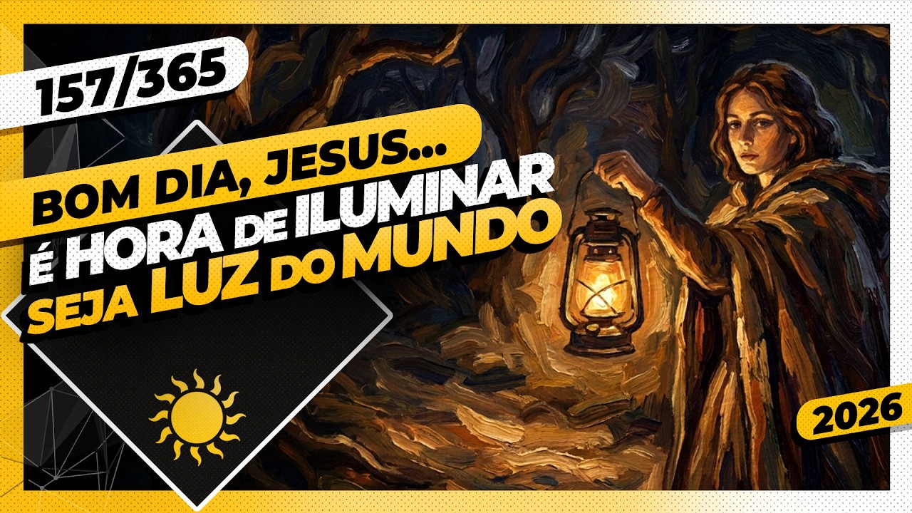 É HORA DE ILUMINAR: SEJA LUZ DO MUNDO - Bom dia, Jesus! 157/365 (2026) cover art