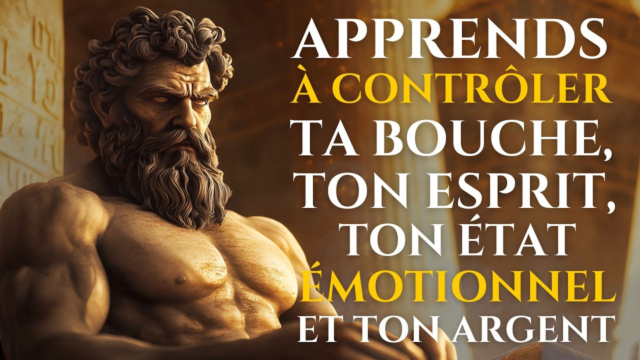 APPRENDS À CONTRÔLER ta BOUCHE, ton ESPRIT, ton ÉTAT ÉMOTIONNEL et ton ARGENT | 15 LEÇONS STOÏCISME cover art