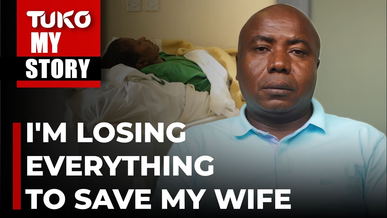 My wife is fighting for her life in the hospital after a doctor's mistake during childbirth | Tuko cover art