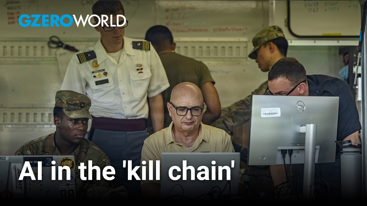 How the US military uses AI to "find, fix, and finish" targets | GZERO World cover art