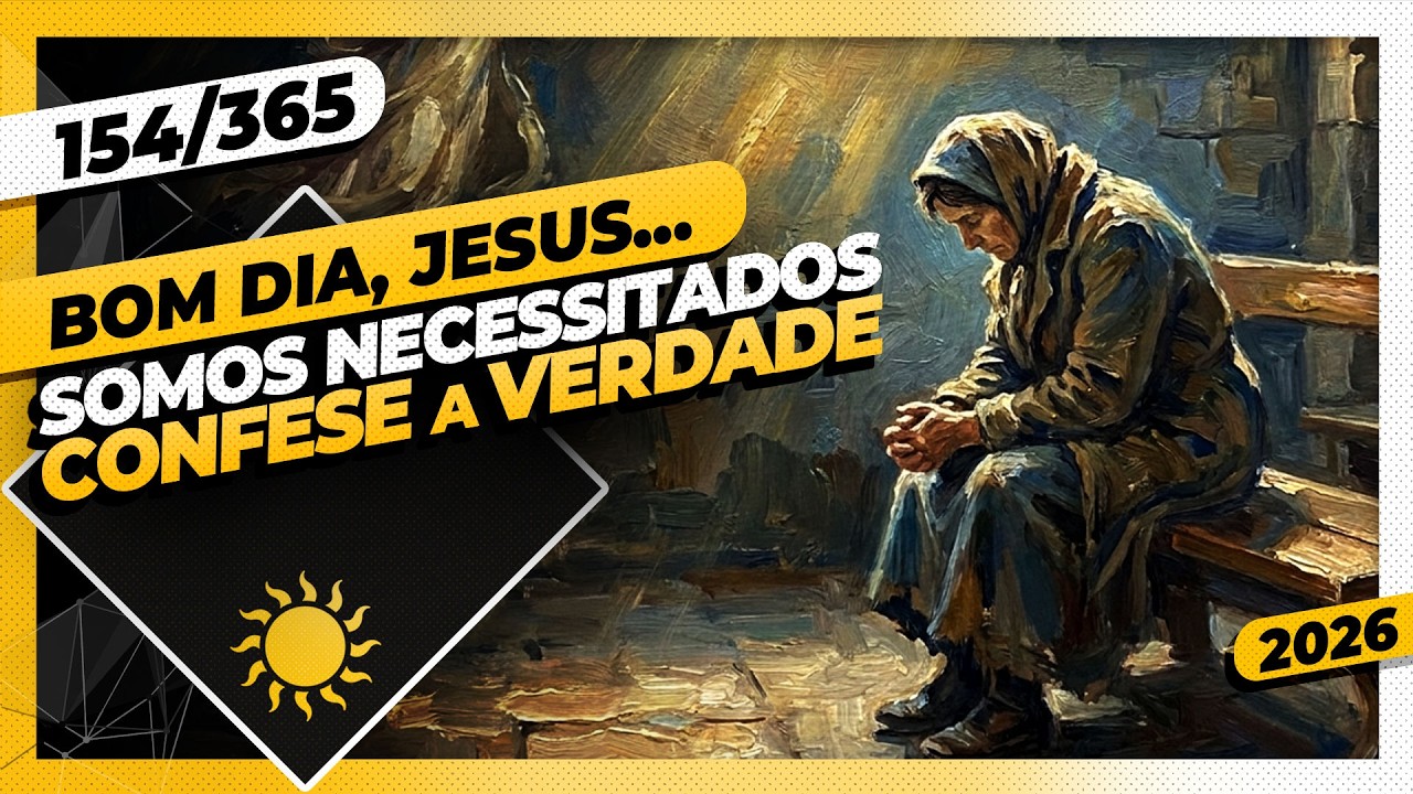 SOMOS NECESSITADOS: CONFESSE A VERDADE - Bom dia, Jesus! 154/365 (2026) cover art