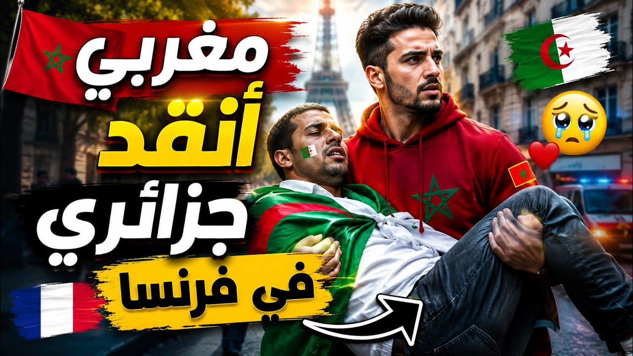 جزائري يكشف الحقيقة في فرنسا المغاربة وقفوا معي والجزائريون تجاهلوني! 😱🔥 cover art
