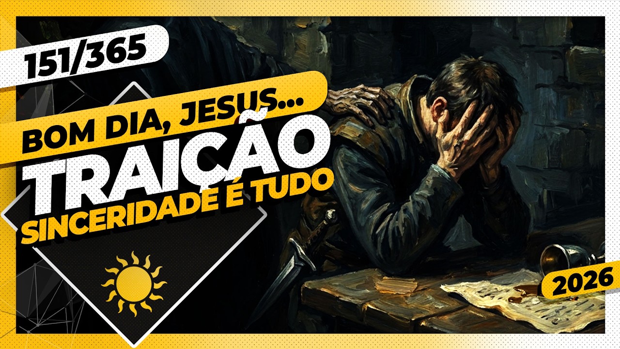 TRAIÇÃO: SINCERIDADE É TUDO - Bom dia, Jesus! 151/365 (2026) cover art