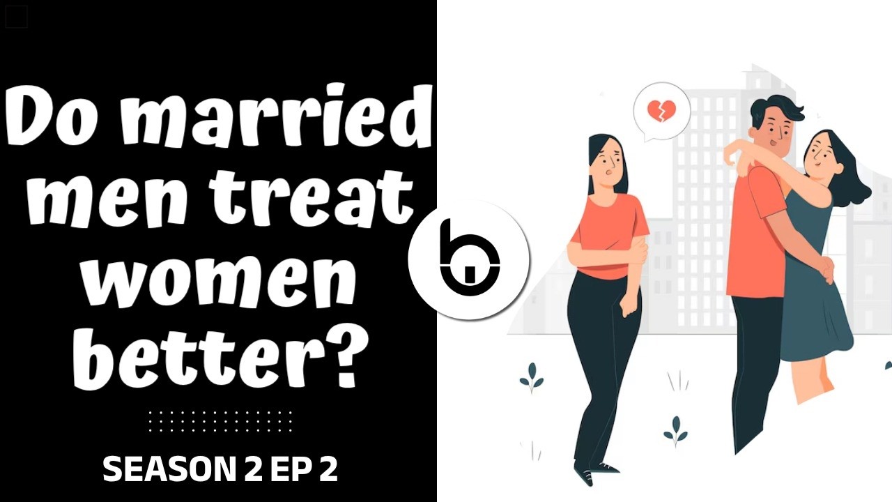 BLACK AND WHITE  PODCAST - DO MARRIED MEN TREAT WOMEN BETTER ? cover art