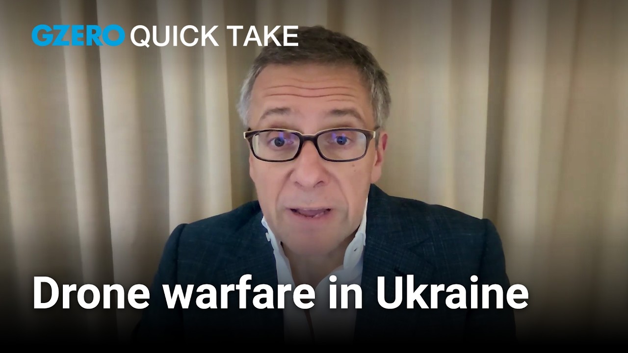 Drone warfare shifts the Ukraine-Russia battlefield | Ian Bremmer's Quick Take cover art