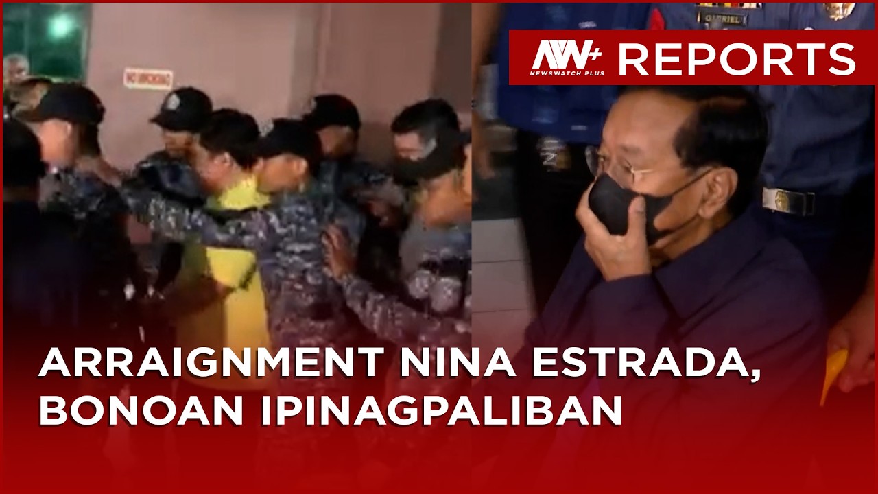 Pagbasa ng sakdal nina Estrada, Bonoan ipinagpaliban | NewsWatch Reports cover art