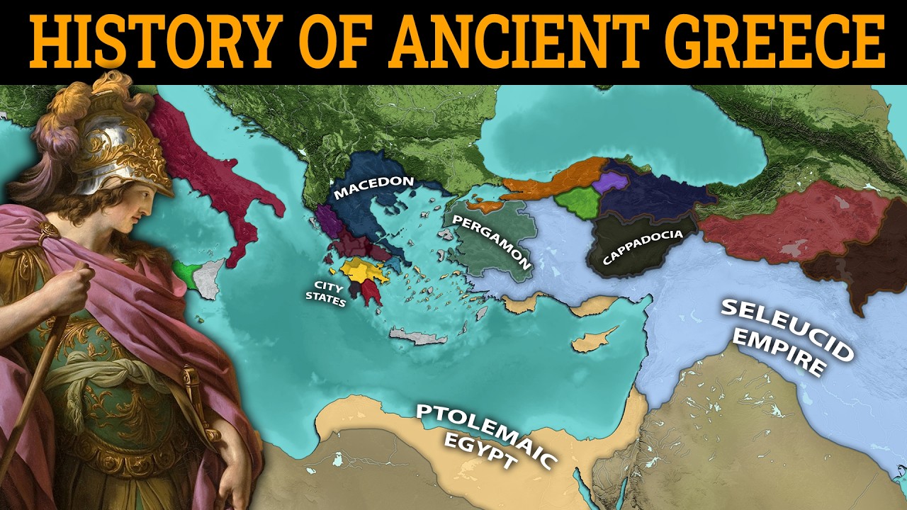 THE ENTIRE HISTORY OF ANCIENT GREECE (3000 BC - 146 BC) - Full Documentary cover art