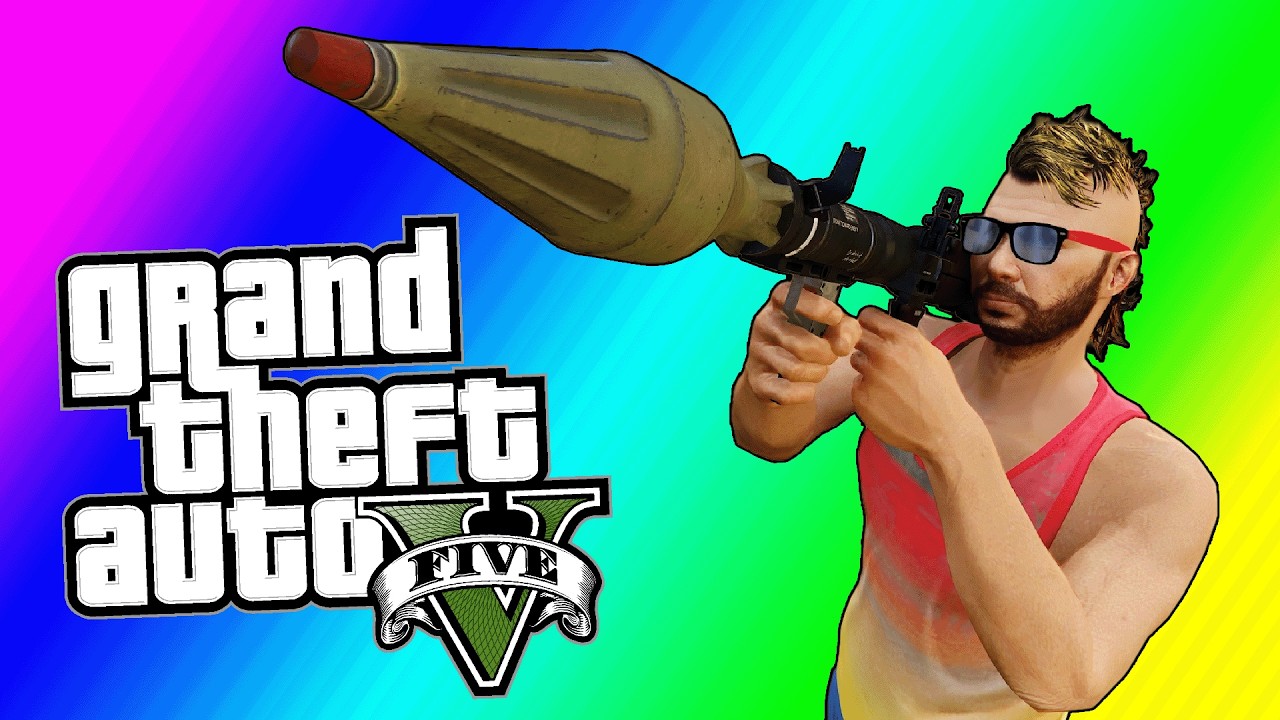 GTA 5 Funny Moments - Rocket Roulette, Indestructible Dumpster, Lui's Bounty! cover art