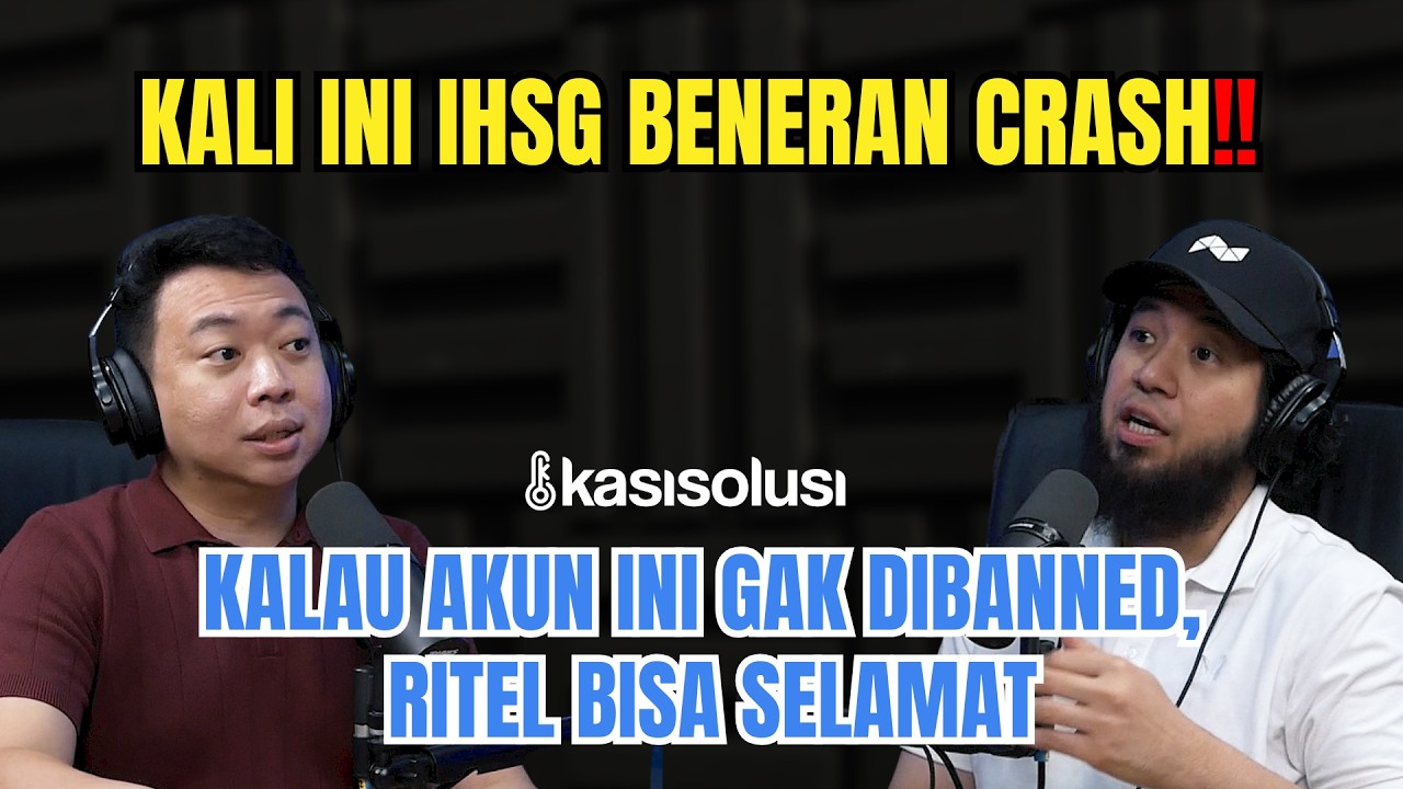 IHSG Crash, Turun 32% Sesuai Prediksi Orang Ini‼️ cover art