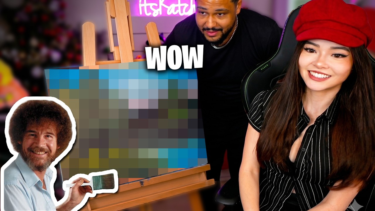 Bob Ross teaches me how to draw (kinda..) cover art
