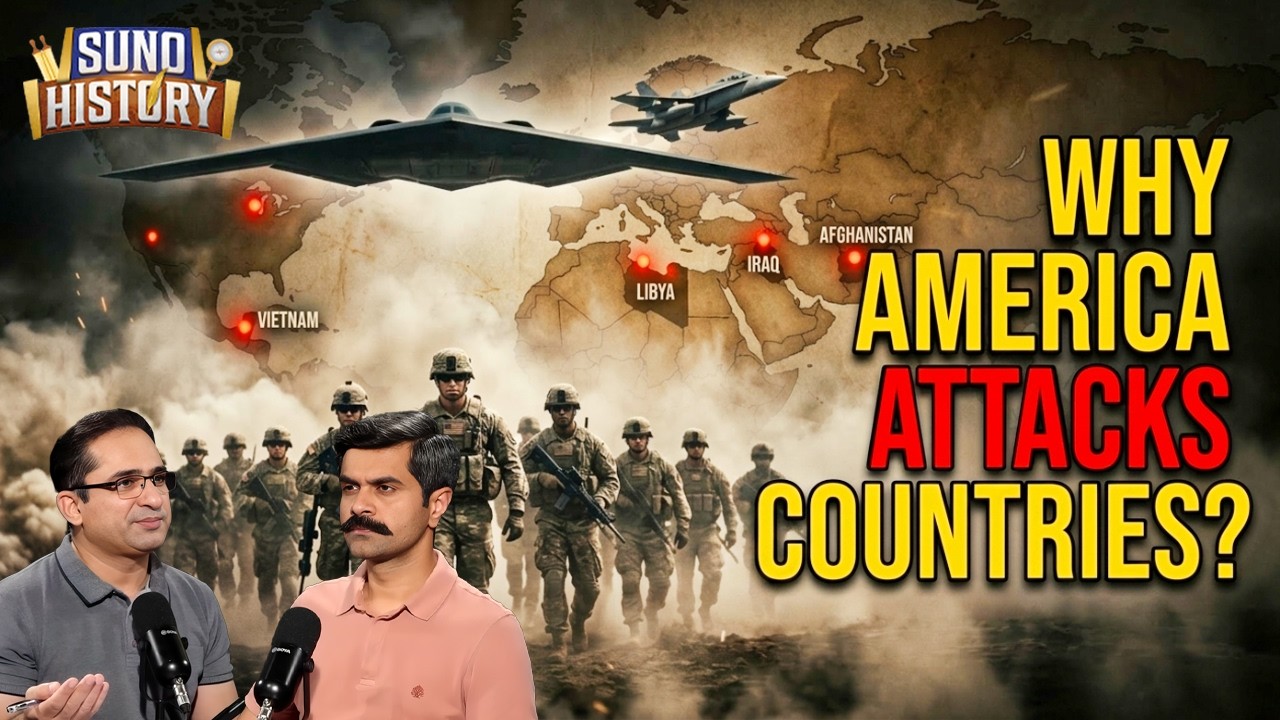 Why USA Invades Countries? | History of US Invasions Around the World | ft. Usman Raza cover art