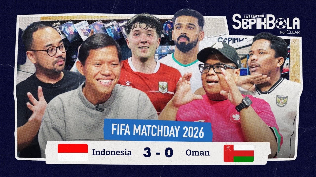 Sepik Bola 🔴 [LIVE REACTION] FIFA Matchday 2026: Indonesia VS Oman! cover art
