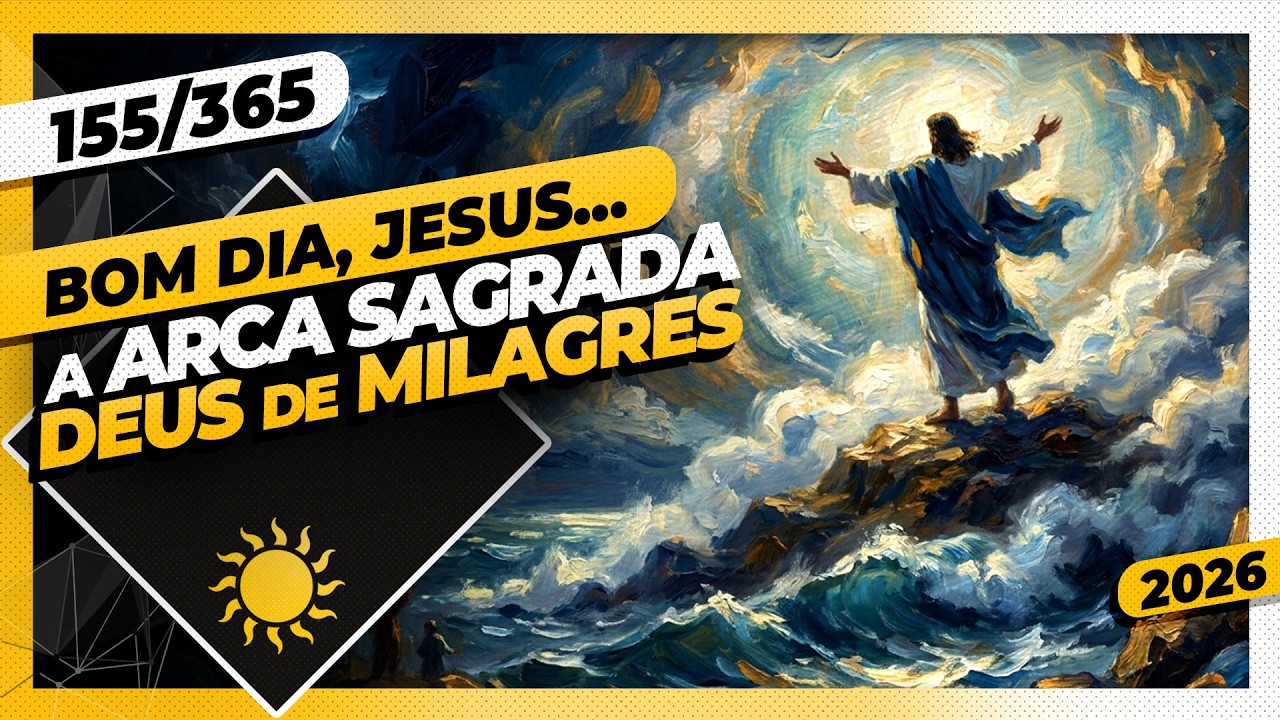 A ARCA SAGRADA: DEUS DE MILAGRES - Bom dia, Jesus! 155/365 (2026) cover art