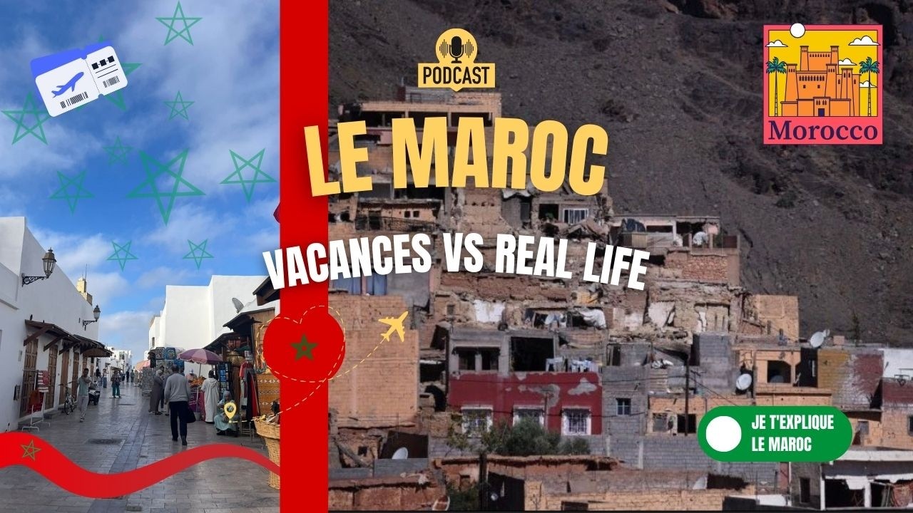 🇲🇦⚠️ MAROC : VACANCES vs VIE RÉELLE (les vraies différences) 🏝️➡️🏡 cover art