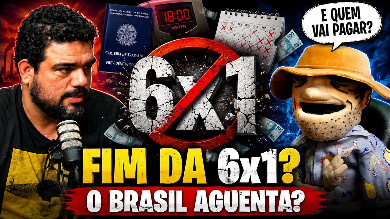 CHEGOU A HORA DE DAR UM FIM NA ESCALA 6X1 NO BRASIL? | DEBATE NO PODCAST cover art