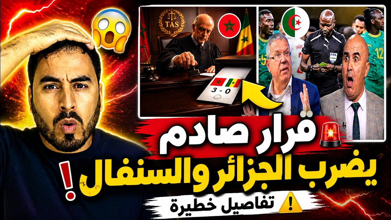 رسميا الطاس تنهي أحلام الجزائر و السنغال أخيرا خبر يفرح المغاربة cover art