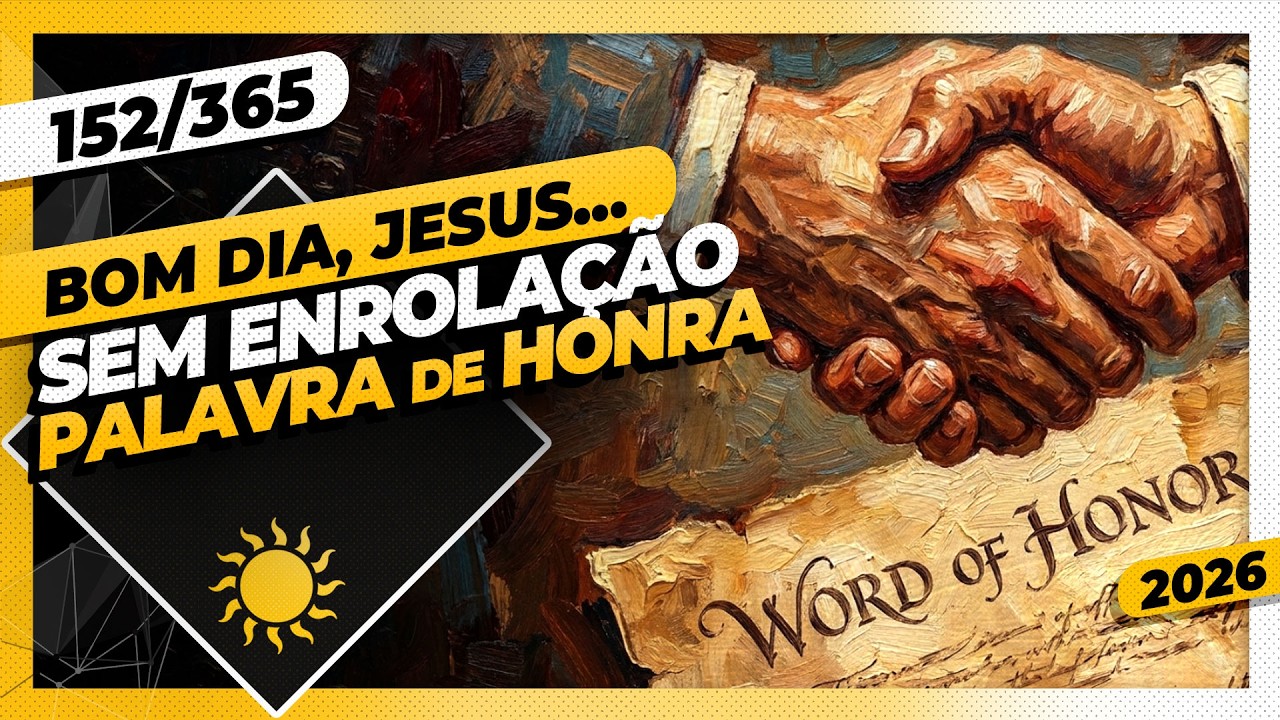 SEM ENROLAÇÃO: PALAVRA DE HONRA - Bom dia, Jesus! 152/365 (2026) cover art