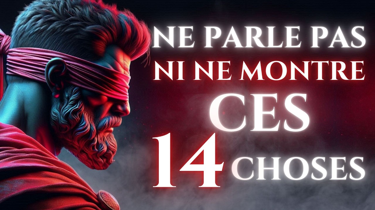 14 CHOSES que tu NE DOIS PAS EXPOSER aux AUTRES : PRIVÉ ET SECRET (STOÏCISME) cover art