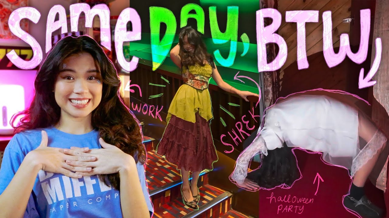 a CHAOTIC DAY IN MY LIFE as a gorgeous goddess diva 🙂‍↕️ (work, shrek, & halloween) cover art