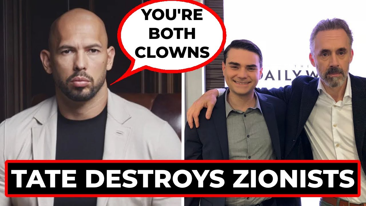 ANDREW TATE HITS BACK AT JORDAN PETERSON & BEN SHAPIRO OVER GAZA cover art